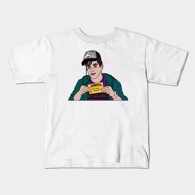 Ryan Bieber Halloween The Office Kids T-Shirt by Eclipse in Flames